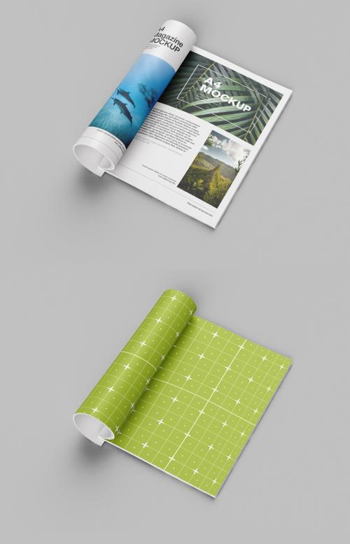 Matte Magazine Mockup - 452796807