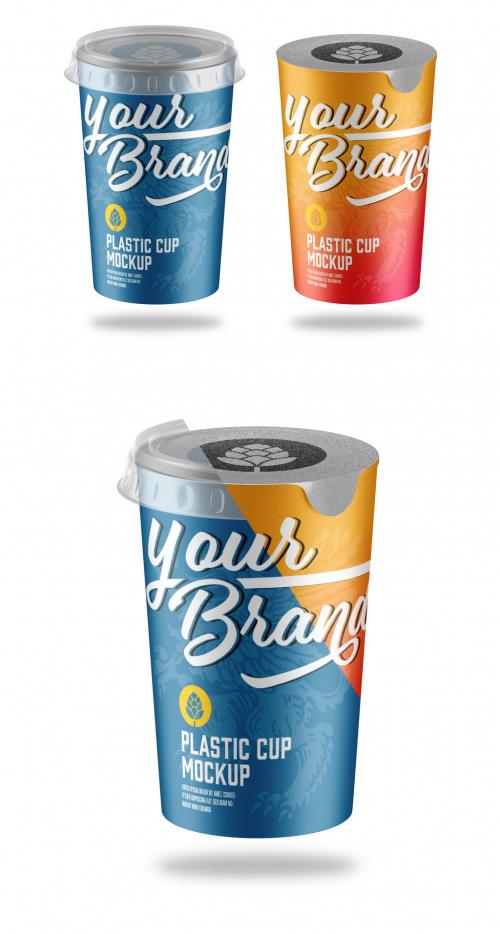 Yogurt Cup Mockup - 452796844