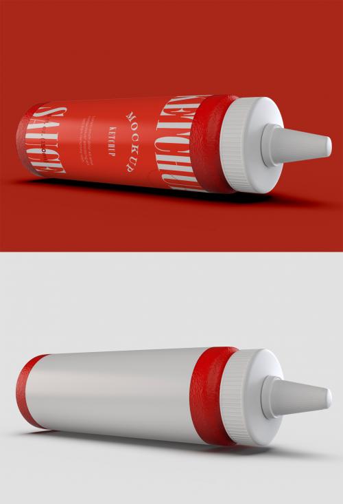 Ketchup Sauce Mockup - 452991606