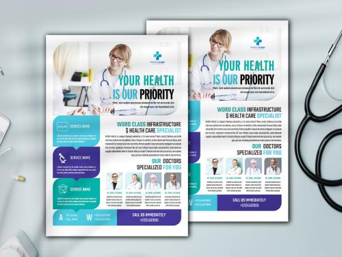 Medical Flyer Layout - 452992220