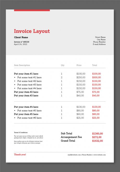 Invoice Layout - 453185218