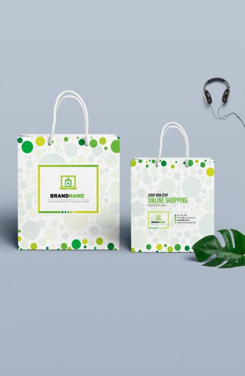Shopping Bag Design Template - 453339269