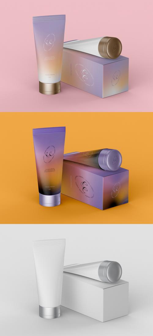 Two Beauty Products Mockup - 454226023