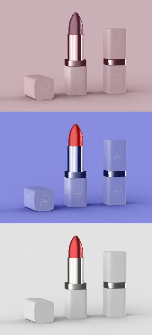 Two Lipstick Mockup - 454226034