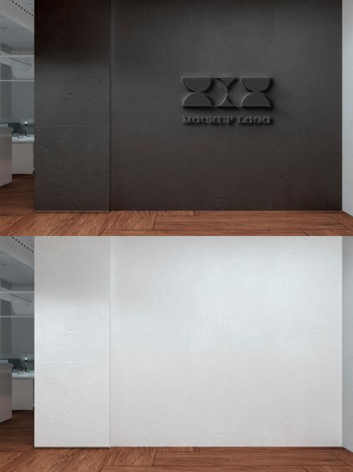 Wall Office Branding Mockup - 454226039