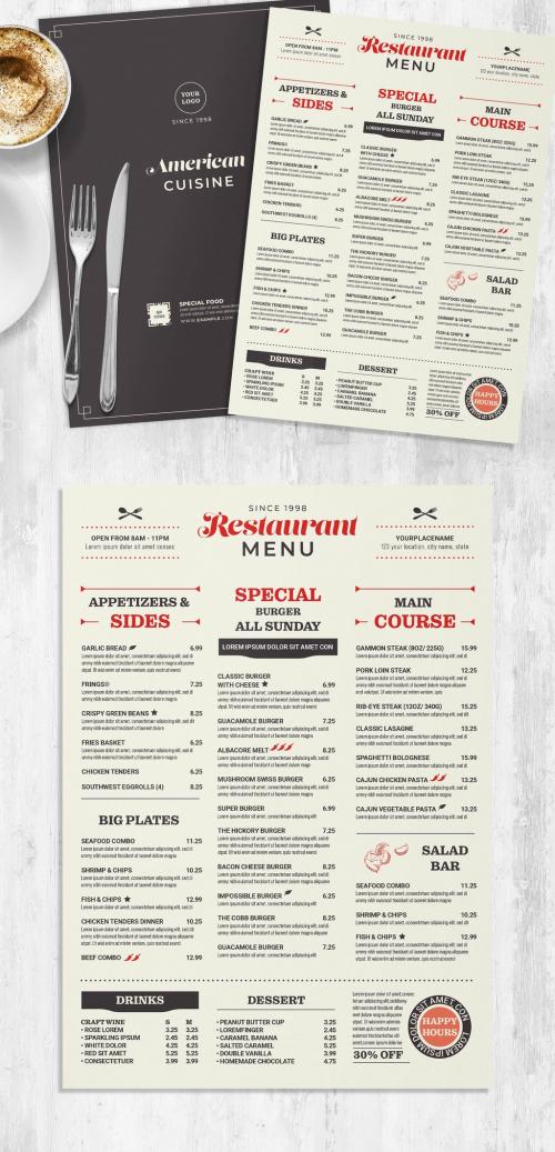 Food Menu Layout - 454411950