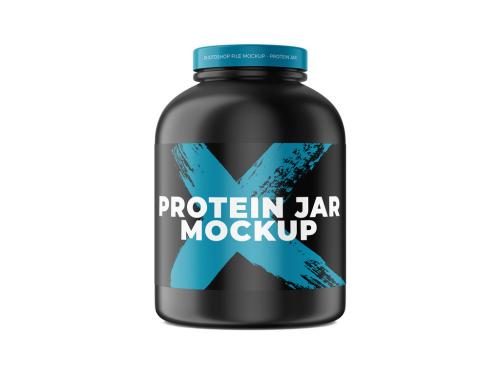 Protein Jar Mockup - 454424198