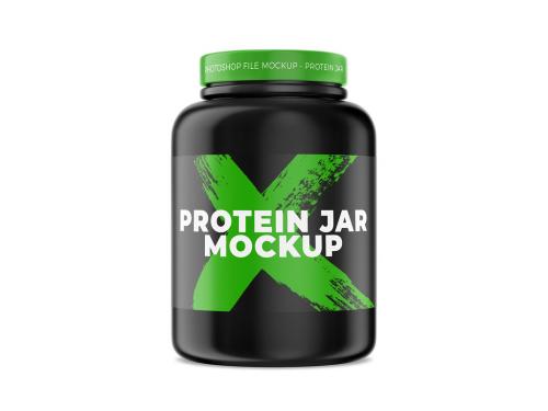 Protein Jar Mockup - 454424199