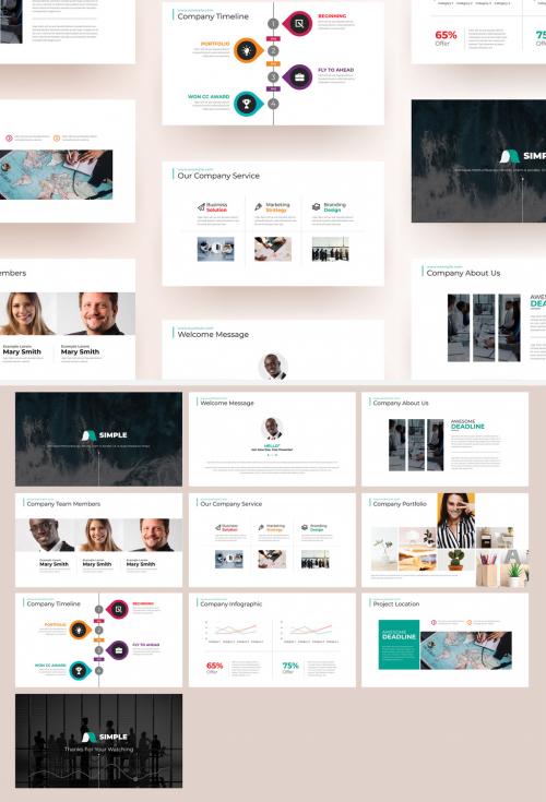 Business Presentation Template - 454605440