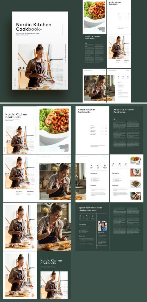 Cook Book Recipe Book Layout - 454605450