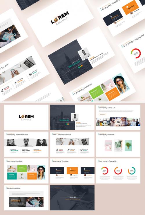 Globe Presentation Template - 454605462