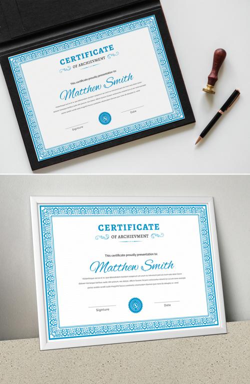Simple Certificate Layout - 454607715