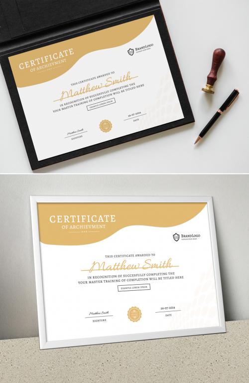 Golden Certificate Layout - 454607740