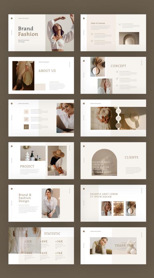 Brand Fashion Presentation Layout - 454607764