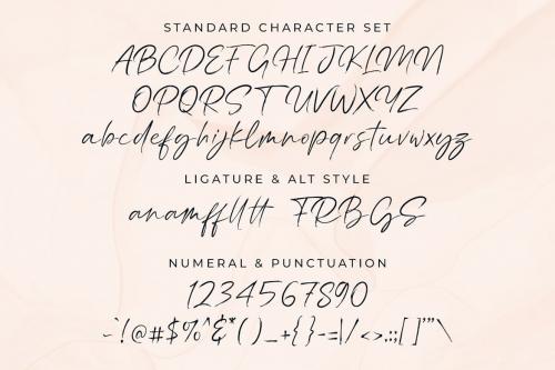 Hannah Gillberth Handwritten Brush Font