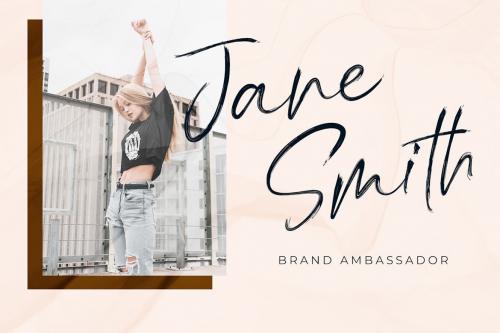 Hannah Gillberth Handwritten Brush Font