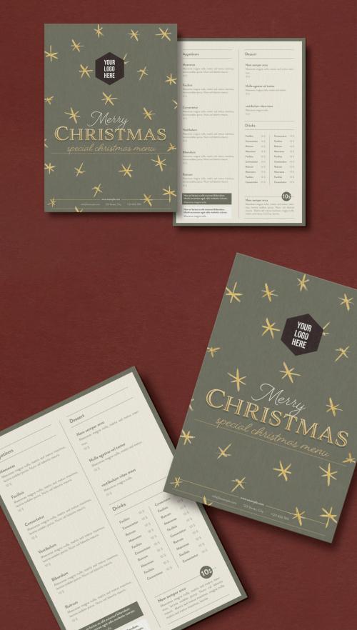 Flyer Menu Christmas - 454633472