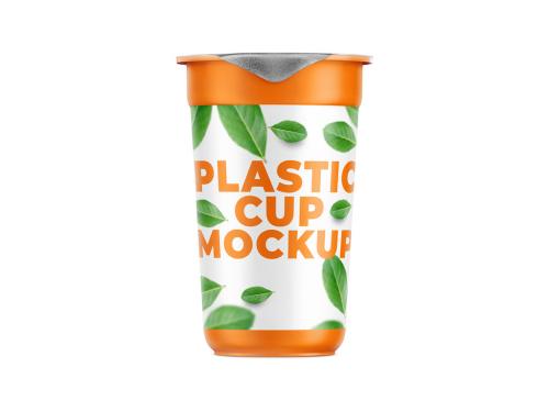 Plastic Cup Mockup - 454633708