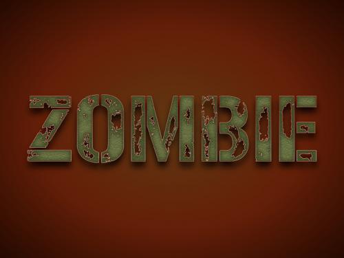 Zombie Text Effect - 455778466