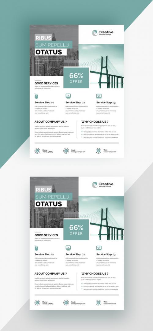 Clean Business Flyer - 455786153