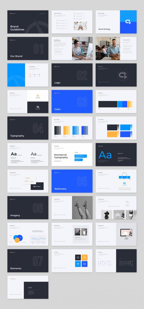 Brand Guidelines Presentation Layout - 455786173