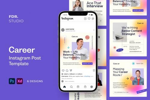 Career Development Instagram Post Template