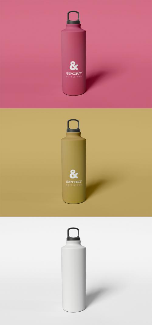 Water Bottle Mockup - 456090690