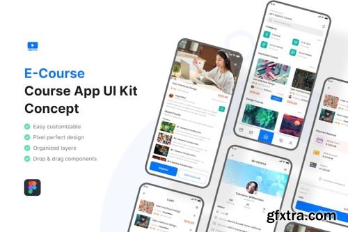 App UI Kit Design Pack 12 14xFIG