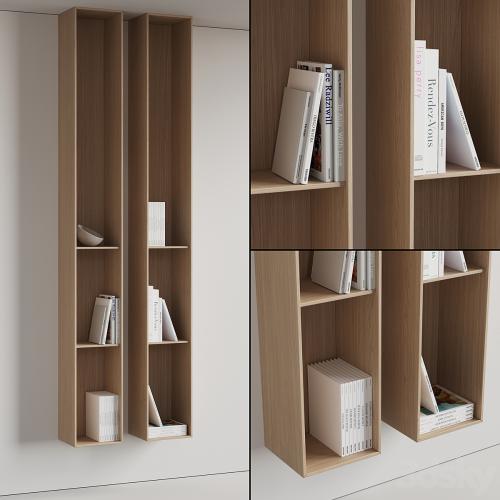 096 Wall rack shelves 03 neutral & minimal wood 01