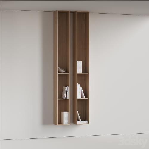 096 Wall rack shelves 03 neutral & minimal wood 01