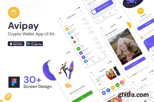 App UI Kit Design Pack 18 15xFIG