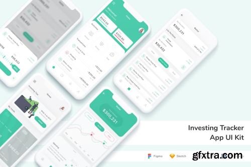 App UI Kit Design Pack 18 15xFIG