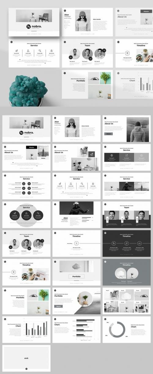 Black and White Presentation - 456094638