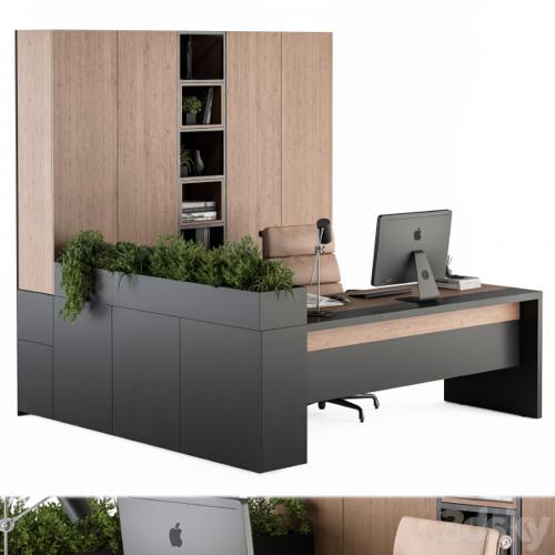 Office Furniture L Type wardrobe - Manager Set 32