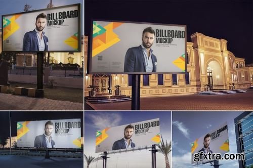 Billboard Mockup Collections 12xPSD