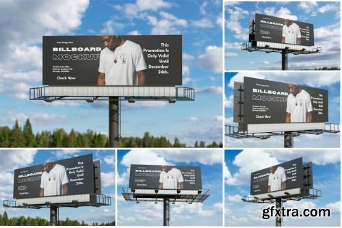 Billboard Mockup Collections 12xPSD