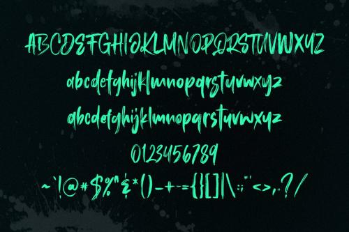 Roosevelt SVG Brush Font