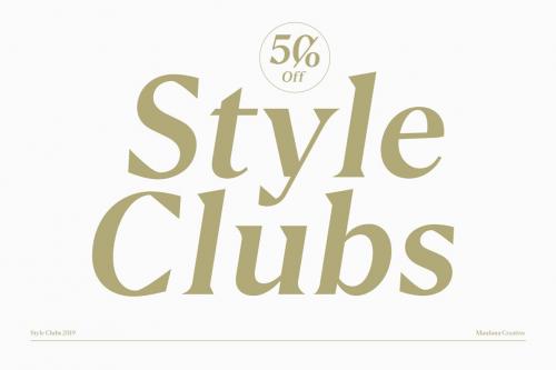 Style Clubs Serif