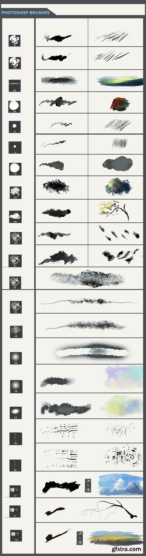 Nature - Brushes Pack for Photoshop