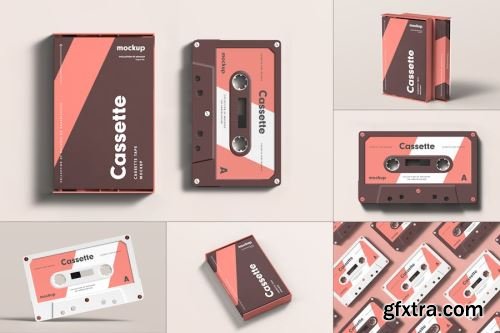 Cassette Tape Mockup Collections 13xPSD