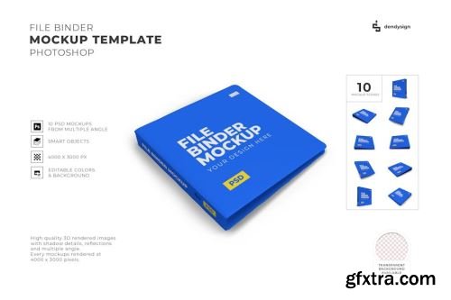 Binder Mockup Collections 11xPSD