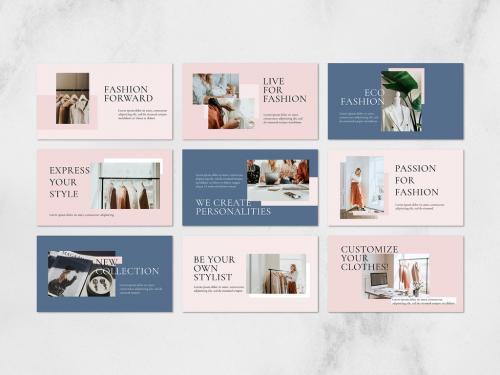 Fashion Business Presentation Layout - 456812678