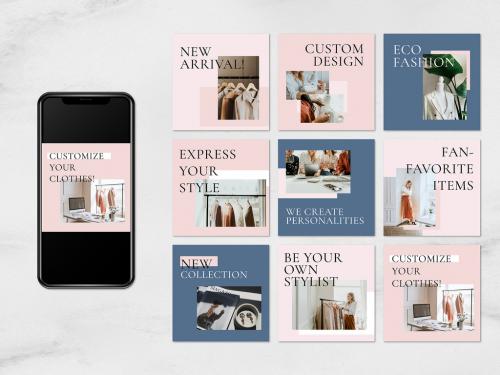 Fashion Business Social Media Post Layout - 456812706