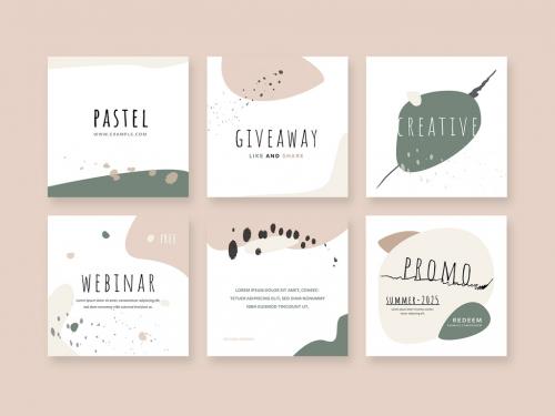 Earth Tones Social Media Layouts - 456958768