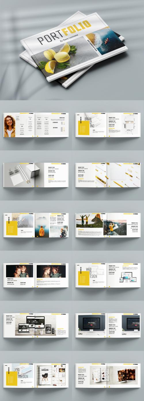 Graphic Design Portfolio Layout - 456960292