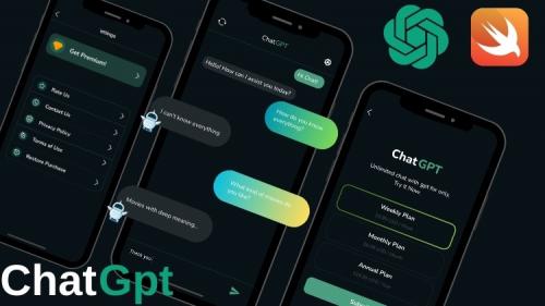 Udemy - ChatGPT Clone App | In-App Purchase | Firebase | Swift5 |