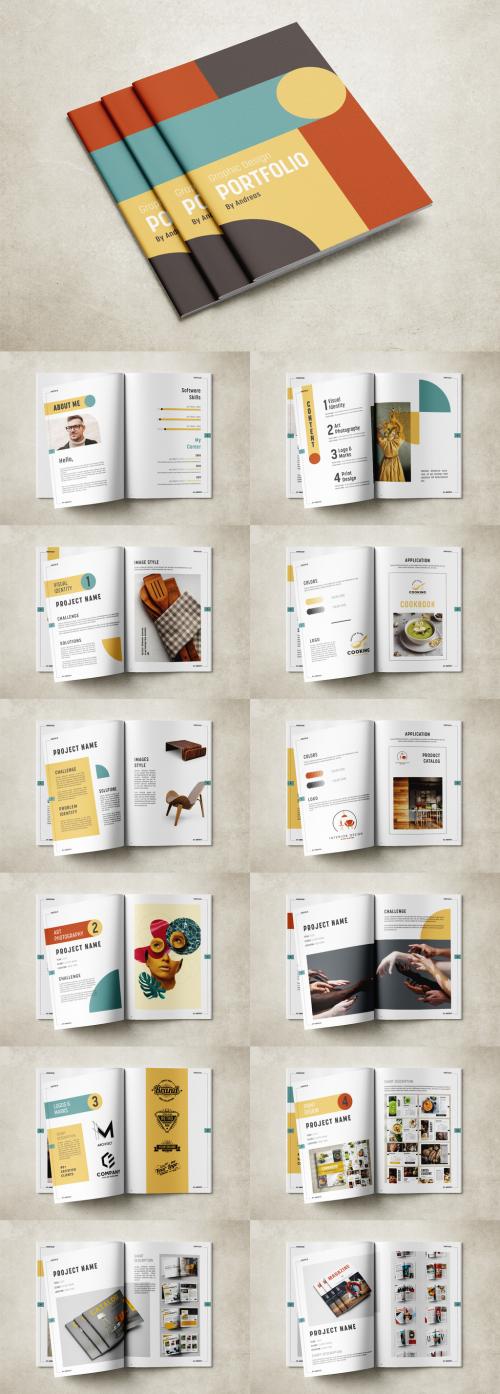 Graphic Design Portfolio Layout - 456960323