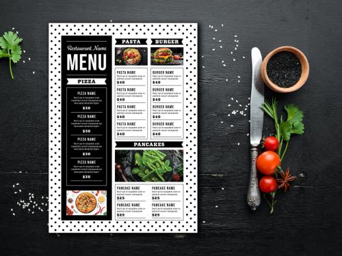 Food Menu Layout - 456960324