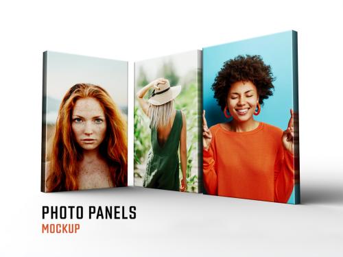 Photo Panels Mockup - 456960336