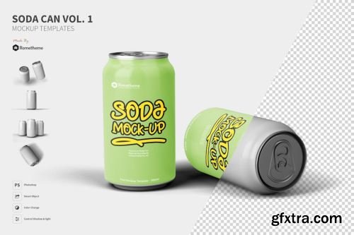 Drink Can Mockup Collections 15xPSD